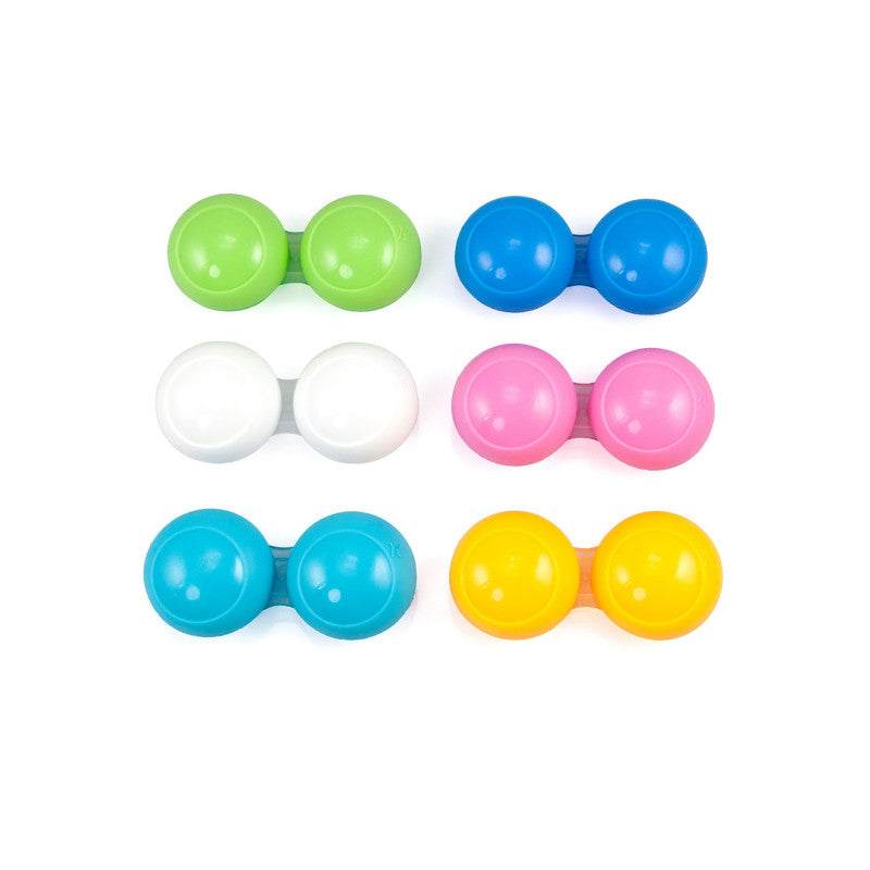 Eye-Shaped Twist Top Contact Lens Case